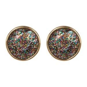 Kate Spade Glitter Gumdrop Stud Earring